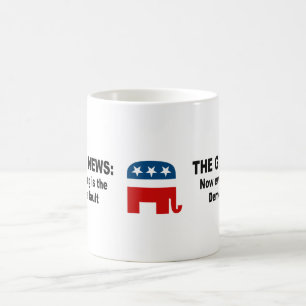 The Good News - Now everything is the democrat's f Coffee Mug