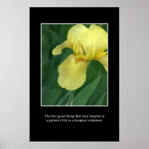 The good of a hospice volunteer poster