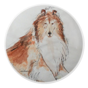 The Good, Old Dog Ceramic Knob