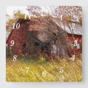 The Good Old Farming Days Wall Clock