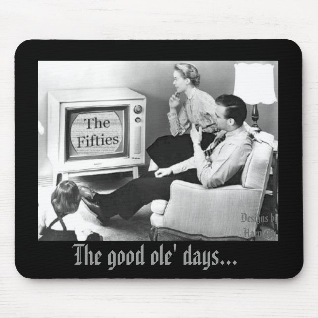 The good ole' days... mouse mat (Front)