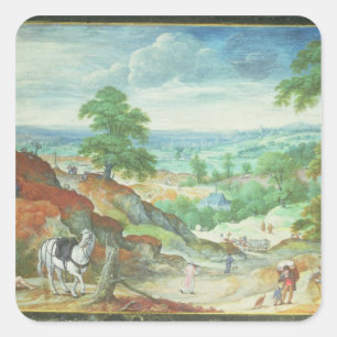 The Good Samaritan 2 Square Sticker