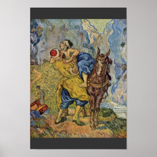 The Good Samaritan (After Delacroix) By Vincent Poster