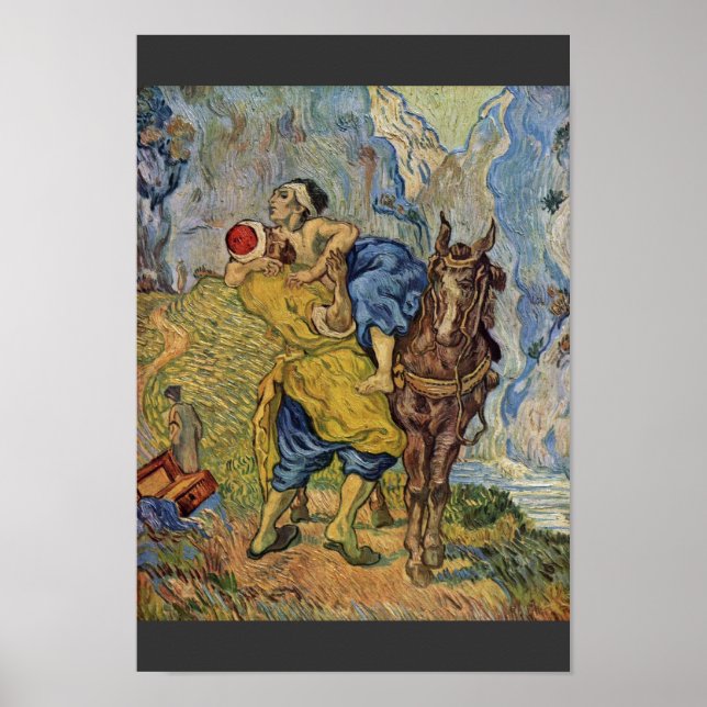 The Good Samaritan (After Delacroix) By Vincent Poster (Front)