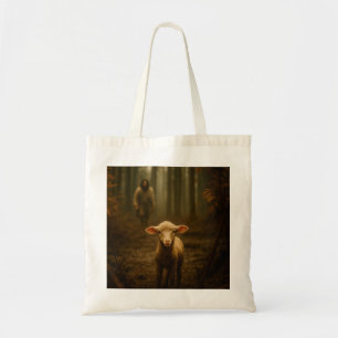 The Good Shepherd and the Lost Lamb – Jesus & Lamb Tote Bag