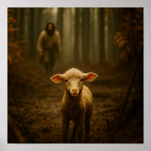 The Good Shepherd and the Lost Lamb Poster