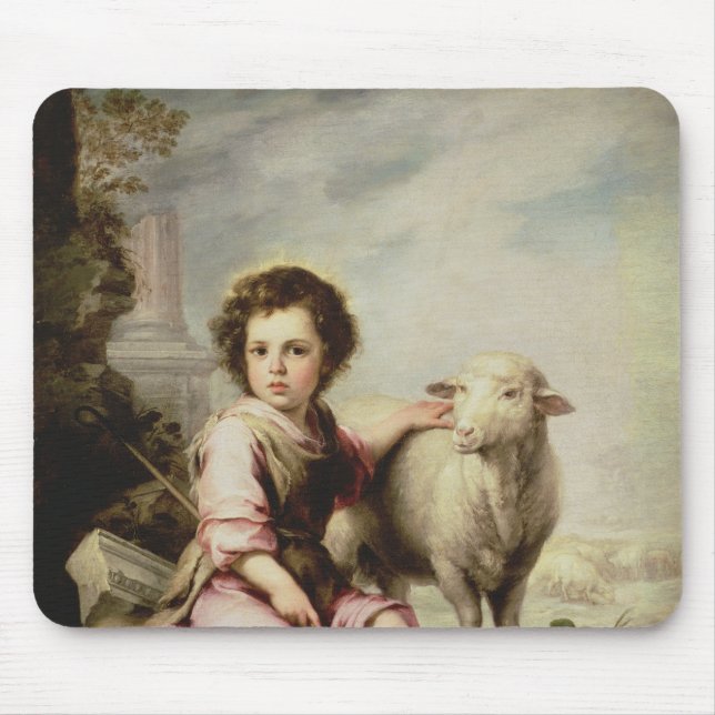 The Good Shepherd, c.1650 Mouse Mat (Front)