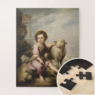 The Good Shepherd, Esteban Murillo Jigsaw Puzzle
