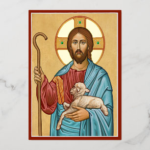 The Good Shepherd Foil Holiday Card