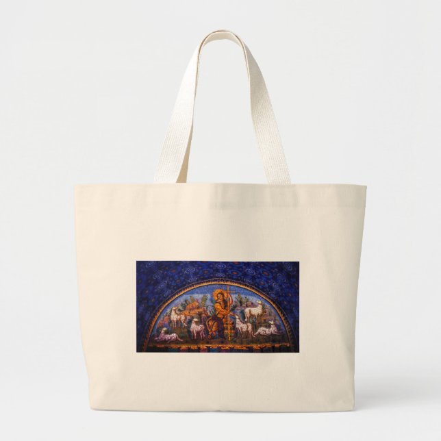 The Good Shepherd Large Tote Bag (Front)