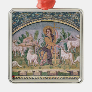 The Good Shepherd Metal Tree Decoration