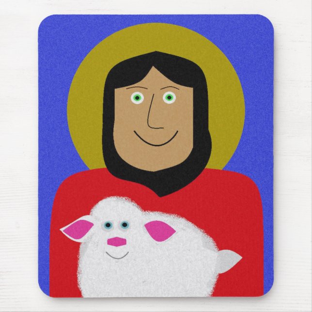 The Good Shepherd Mouse Mat (Front)