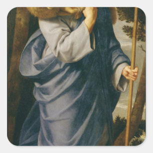 The Good Shepherd Square Sticker