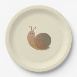 The Good snail Paper Plate