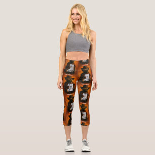 The Good the Bad & the Pugly Movie Parody Capri Leggings