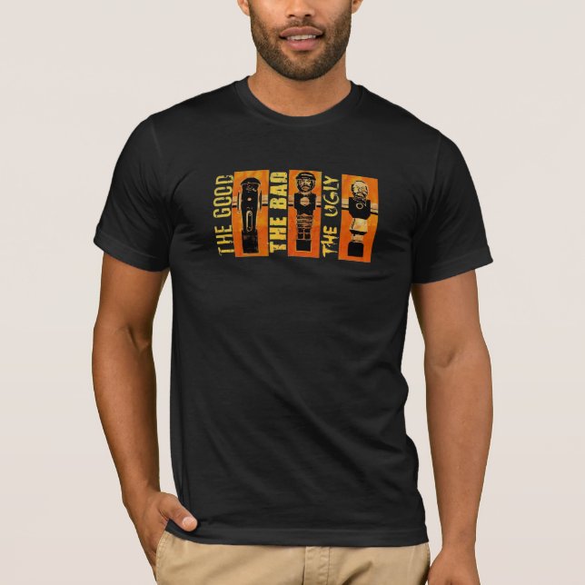 the GOOD the BAD the UGLY dark tee (Front)