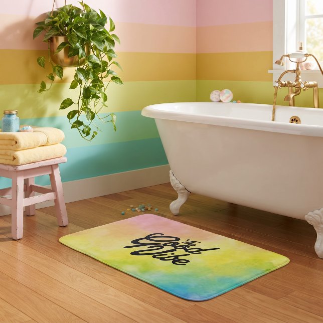 The Good Vibe Bath Mat (Creator Uploaded)