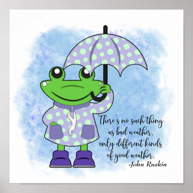 The Good Weather Frog Poster (Front)
