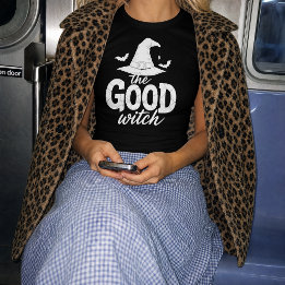 The Good Witch Matching Halloween Design T-Shirt
