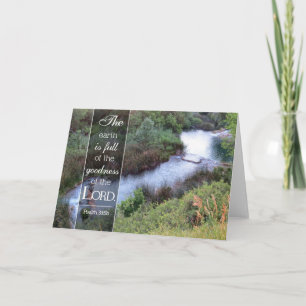 The Goodness of the Lord - Scripture Card