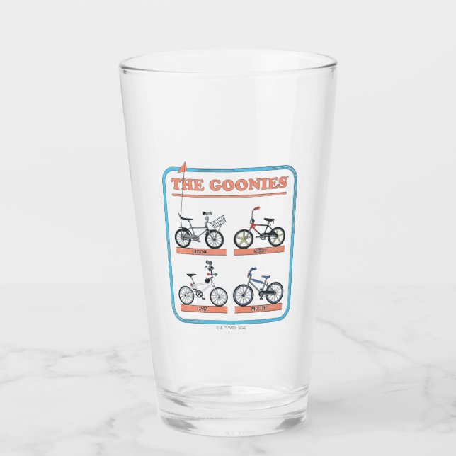 The Goonies Bicycle Chart Glass (Front)