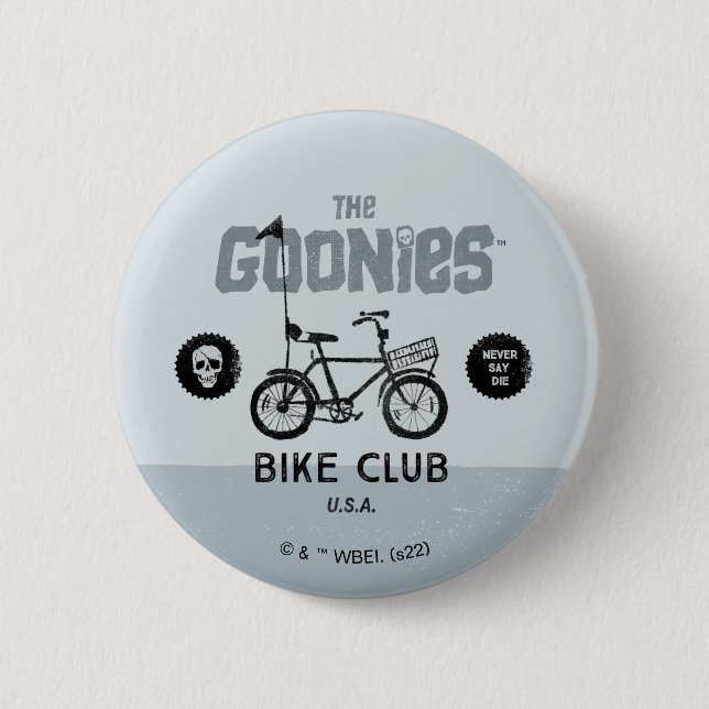 The Goonies Bike Club U.S.A. 6 Cm Round Badge (Front)