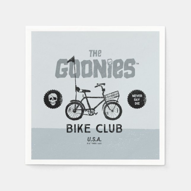 The Goonies Bike Club U.S.A. Napkin (Front)