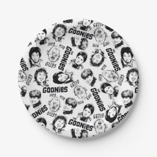 The Goonies Characters Pattern Paper Plate