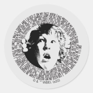 The Goonies Chunk Confession Graphic Classic Round Sticker