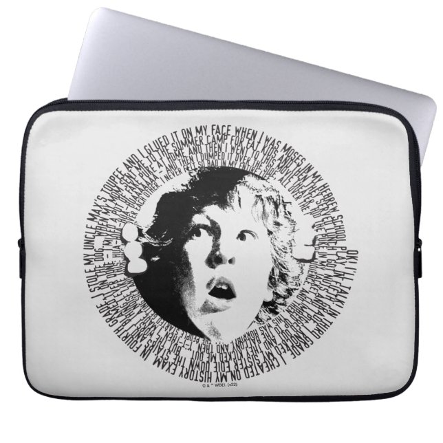 The Goonies Chunk Confession Graphic Laptop Sleeve (Front)