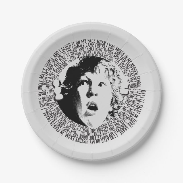 The Goonies Chunk Confession Graphic Paper Plate (Front)