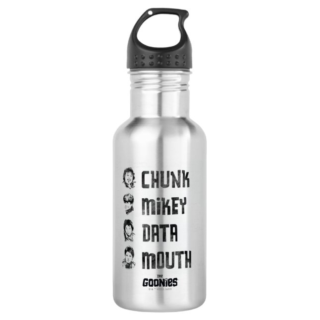 The Goonies | Chunk, Mikey, Data, Mouth 532 Ml Water Bottle (Front)
