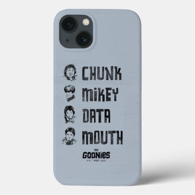 The Goonies | Chunk, Mikey, Data, Mouth Case-Mate iPhone Case (Back)