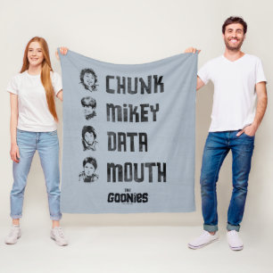 The Goonies Chunk, Mikey, Data, Mouth Fleece Blanket