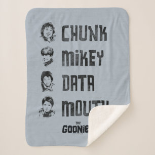 The Goonies Chunk, Mikey, Data, Mouth Sherpa Blanket