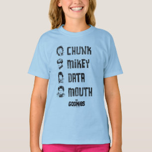 The Goonies   Chunk, Mikey, Data, Mouth T-Shirt