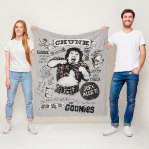 The Goonies Chunk Retro Collage Fleece Blanket