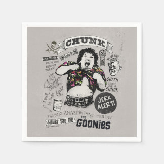 The Goonies Chunk Retro Collage Napkin
