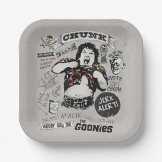 The Goonies Chunk Retro Collage Paper Plate