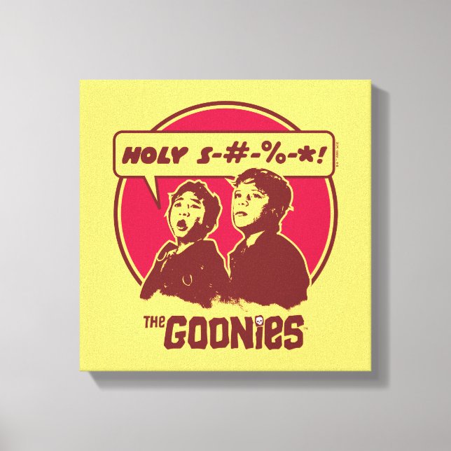The Goonies Data Expletive Canvas Print (Front)