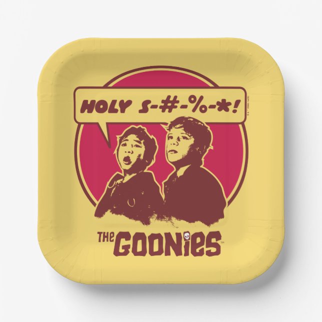 The Goonies Data Expletive Paper Plate (Front)
