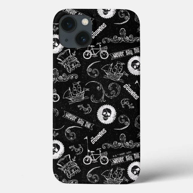 The Goonies Icons Pattern Case-Mate iPhone Case (Back)