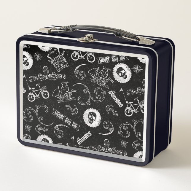 The Goonies Icons Pattern Metal Lunch Box (Front)