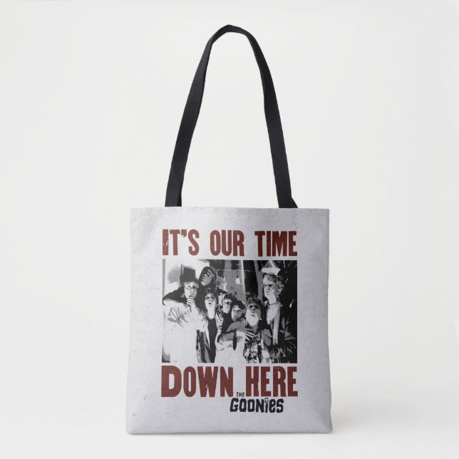 The Goonies "It's Our Time Down Here" Tote Bag (Front)