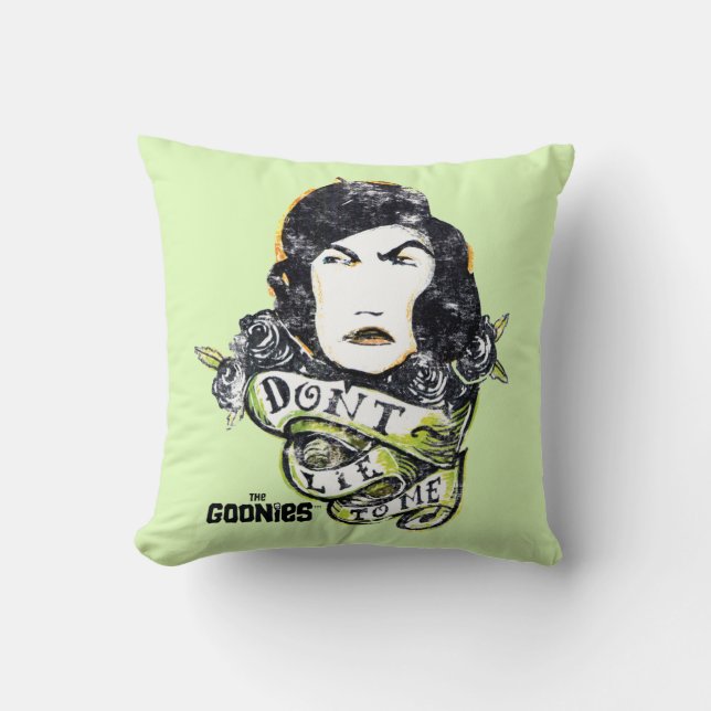The Goonies Mama Fratelli "Don't Lie To Me" Cushion (Front)