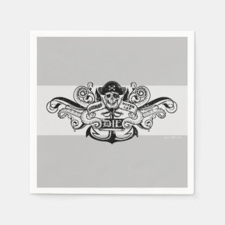 The Goonies "Never Say Die" Pirate Anchor Badge Napkin