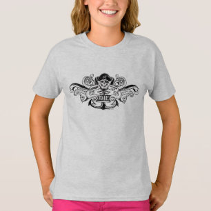 The Goonies "Never Say Die" Pirate Anchor Badge T-Shirt