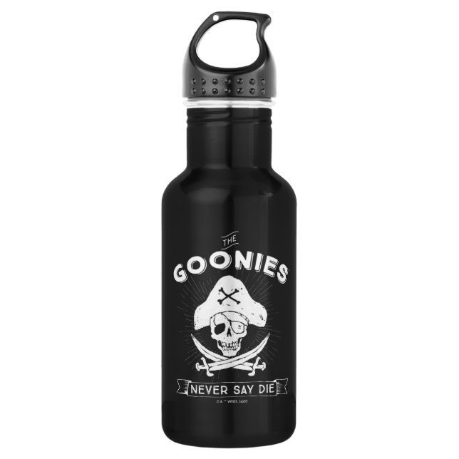 The Goonies "Never Say Die" Pirate Badge 532 Ml Water Bottle (Front)