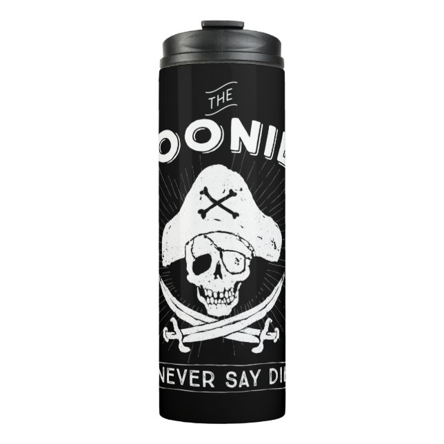 The Goonies "Never Say Die" Pirate Badge Thermal Tumbler (Front)