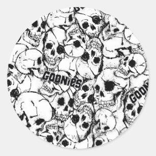 The Goonies One-Eyed Willy Skull Pattern Classic Round Sticker